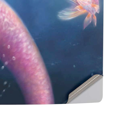 Aurelia Mermaid with Fish by Rachel Anderson PS5 Pro Disk Console Skin