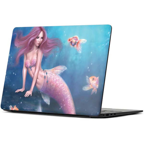 Aurelia Mermaid with Fish by Rachel Anderson Surface Laptop 7 15in Skin
