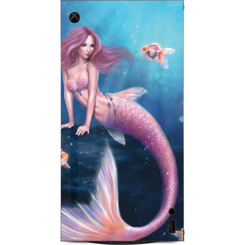 Aurelia Mermaid with Fish by Rachel Anderson XBox Series X Digital Edition Console Skin