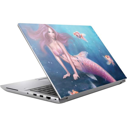 Aurelia Mermaid with Fish by Rachel Anderson HP ZBook Fury 16 G10 Skin