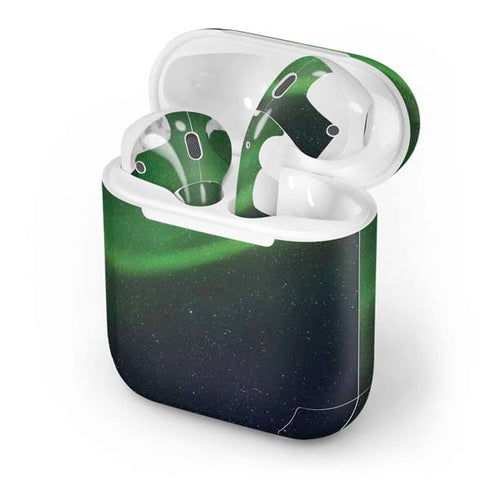 StockTrek Aurora Borealis Dances Above the Arctic Ocean Apple AirPods Skin