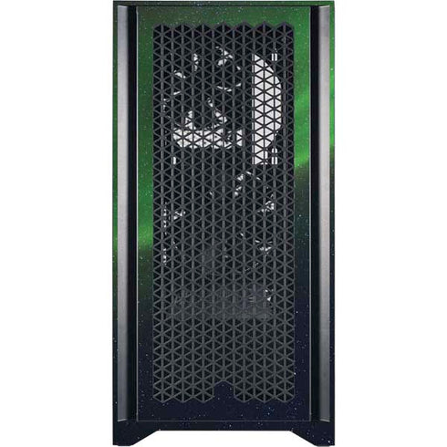 StockTrek Aurora Borealis Dances Above the Arctic Ocean Corsair 4000D Tempered Glass Mid-Tower ATX Case Skin