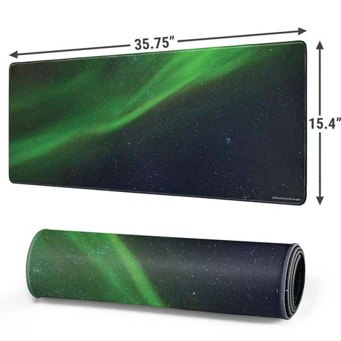 StockTrek Aurora Borealis Dances Above the Arctic Ocean Gaming Mouse Pad