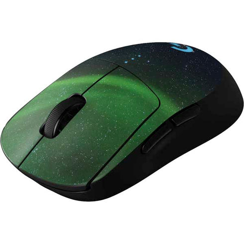 StockTrek Aurora Borealis Dances Above the Arctic Ocean G Pro Wireless Gaming Mouse Skin