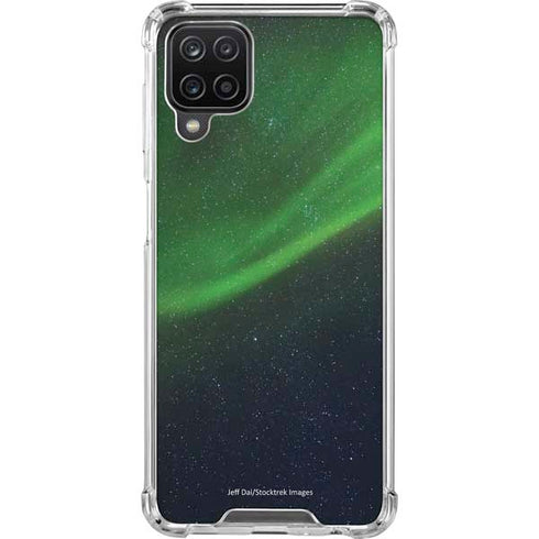 StockTrek Aurora Borealis Dances Above the Arctic Ocean Galaxy A12 Clear Case