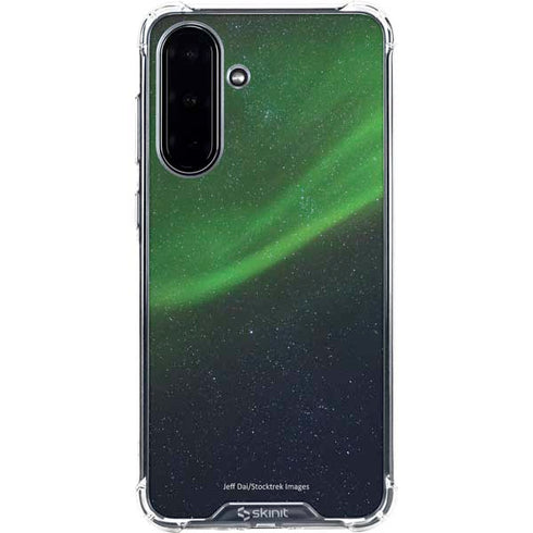 StockTrek Aurora Borealis Dances Above the Arctic Ocean Galaxy A36 5G Clear Case