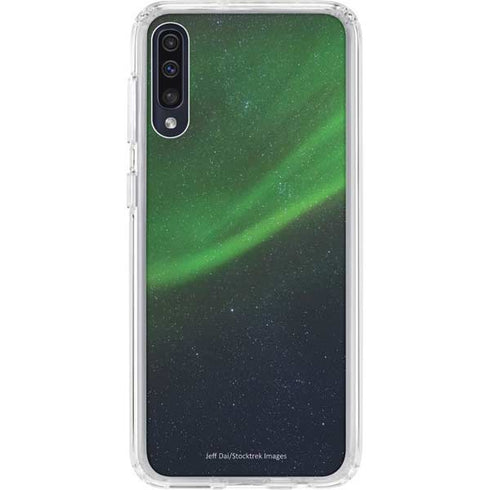 StockTrek Aurora Borealis Dances Above the Arctic Ocean Galaxy A50 Clear Case
