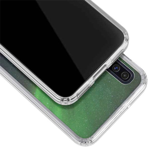 StockTrek Aurora Borealis Dances Above the Arctic Ocean Galaxy A50 Clear Case