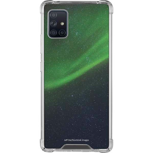 StockTrek Aurora Borealis Dances Above the Arctic Ocean Galaxy A51 5G Clear Case