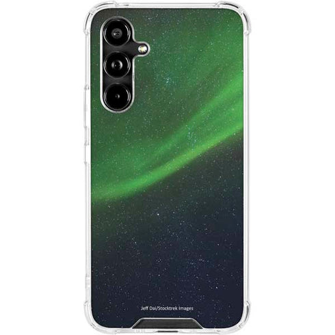 StockTrek Aurora Borealis Dances Above the Arctic Ocean Galaxy A54 5G Clear Case