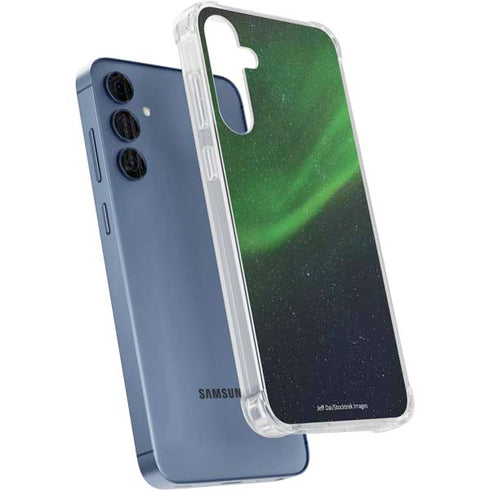 StockTrek Aurora Borealis Dances Above the Arctic Ocean Galaxy A55 5G Clear Case