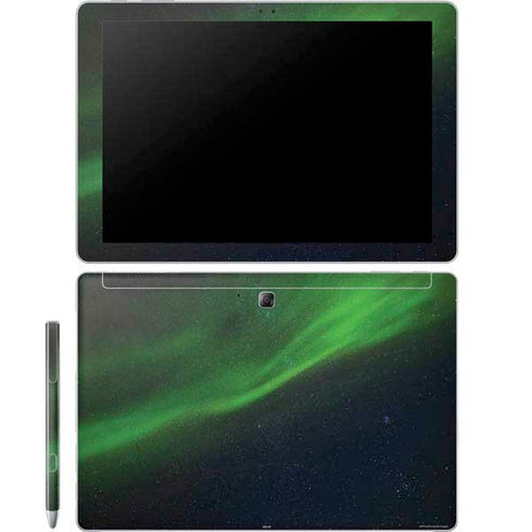 StockTrek Aurora Borealis Dances Above the Arctic Ocean Galaxy Book 12in Skin