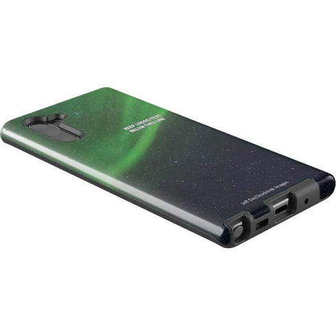 StockTrek Aurora Borealis Dances Above the Arctic Ocean Galaxy Note 10 Pro Case