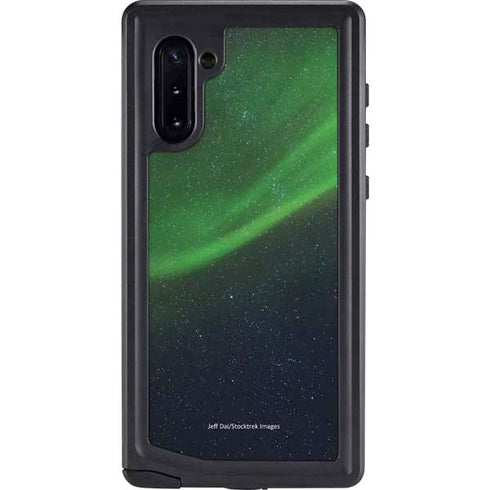 StockTrek Aurora Borealis Dances Above the Arctic Ocean Galaxy Note 10 Waterproof Case