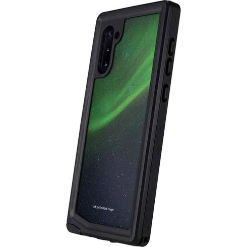 StockTrek Aurora Borealis Dances Above the Arctic Ocean Galaxy Note 10 Waterproof Case
