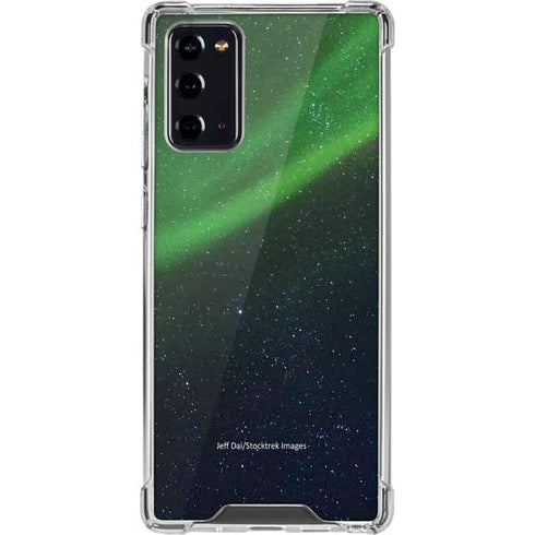 StockTrek Aurora Borealis Dances Above the Arctic Ocean Galaxy Note20 5G Clear Case