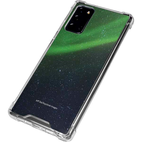 StockTrek Aurora Borealis Dances Above the Arctic Ocean Galaxy Note20 5G Clear Case