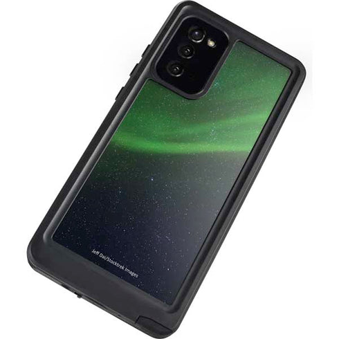 StockTrek Aurora Borealis Dances Above the Arctic Ocean Galaxy Note20 5G Waterproof Case