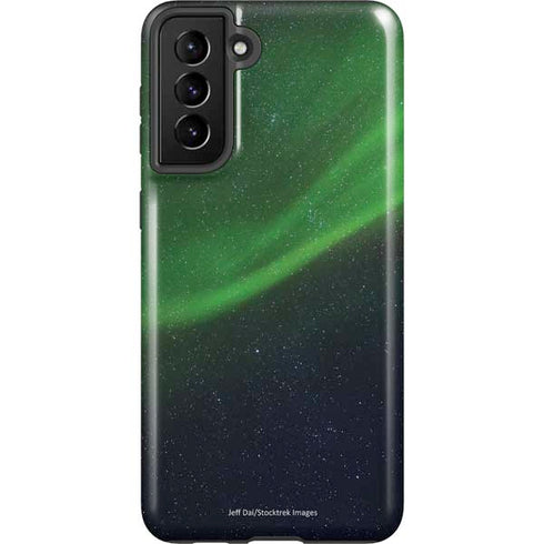 StockTrek Aurora Borealis Dances Above the Arctic Ocean Galaxy S21 FE Pro Case