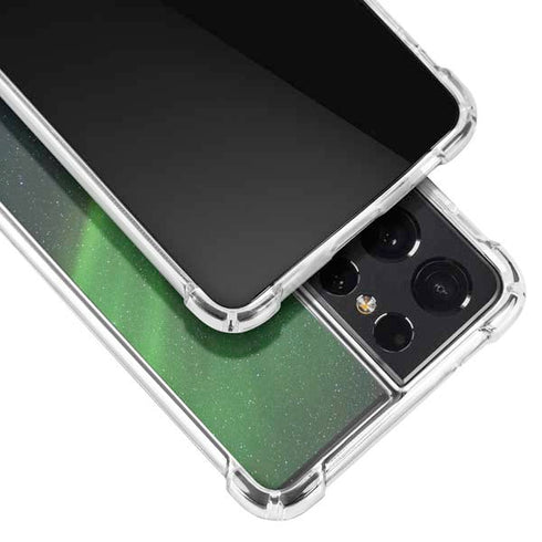 StockTrek Aurora Borealis Dances Above the Arctic Ocean Galaxy S21 Ultra 5G Clear Case