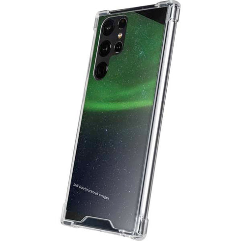 StockTrek Aurora Borealis Dances Above the Arctic Ocean Galaxy S22 Ultra Clear Case