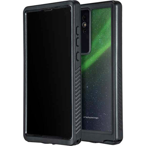 StockTrek Aurora Borealis Dances Above the Arctic Ocean Galaxy S24 Ultra Waterproof Case