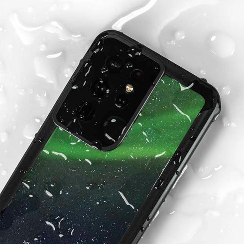 StockTrek Aurora Borealis Dances Above the Arctic Ocean Galaxy S24 Ultra Waterproof Case