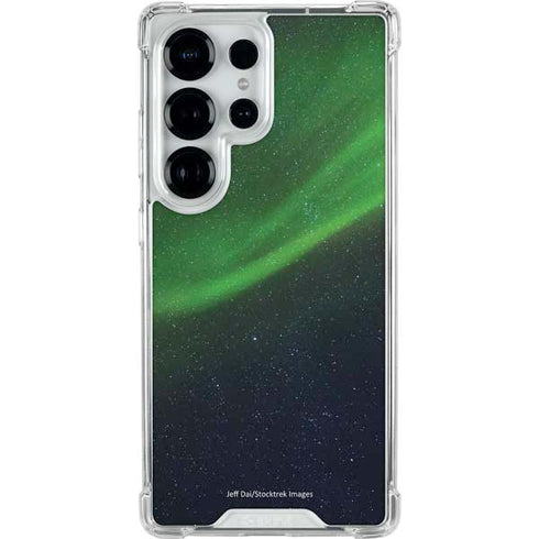 StockTrek Aurora Borealis Dances Above the Arctic Ocean Galaxy S25 Ultra Clear Case