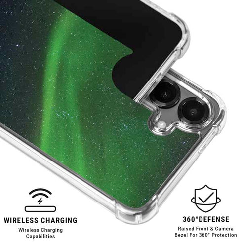StockTrek Aurora Borealis Dances Above the Arctic Ocean Galaxy S26 Clear Case