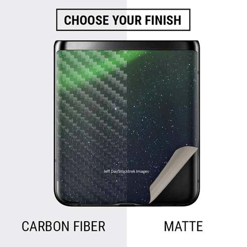 StockTrek Aurora Borealis Dances Above the Arctic Ocean Galaxy Z Flip Skin