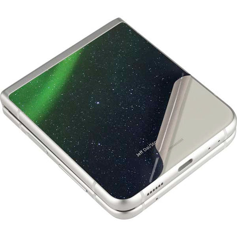 StockTrek Aurora Borealis Dances Above the Arctic Ocean Galaxy Z Flip3 5G Skin