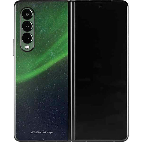 StockTrek Aurora Borealis Dances Above the Arctic Ocean Galaxy Z Fold3 5G Skin
