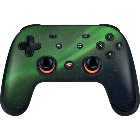 StockTrek Aurora Borealis Dances Above the Arctic Ocean Google Stadia Controller Skin