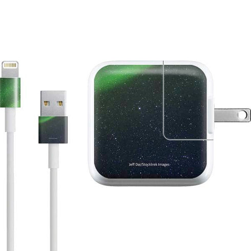 StockTrek Aurora Borealis Dances Above the Arctic Ocean iPad Charger (10W USB) Skin