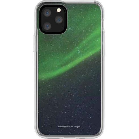 StockTrek Aurora Borealis Dances Above the Arctic Ocean iPhone 11 Pro Clear Case