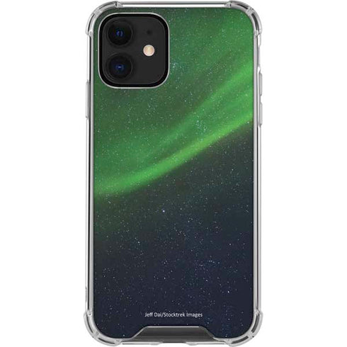 StockTrek Aurora Borealis Dances Above the Arctic Ocean iPhone 12 Mini Clear Case