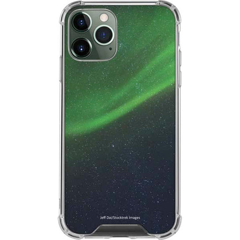 StockTrek Aurora Borealis Dances Above the Arctic Ocean iPhone 12 Pro Clear Case