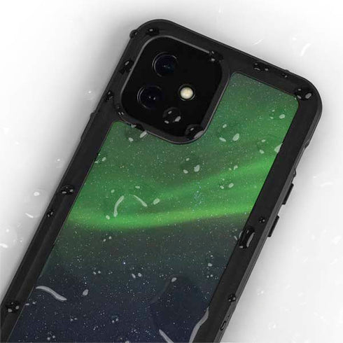 StockTrek Aurora Borealis Dances Above the Arctic Ocean iPhone 12 Waterproof Case
