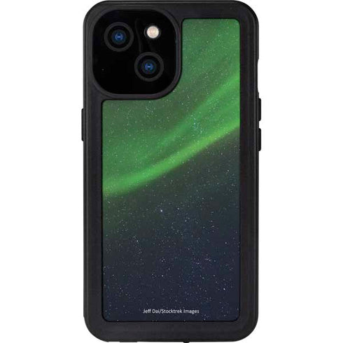 StockTrek Aurora Borealis Dances Above the Arctic Ocean iPhone 13 Mini Waterproof Case