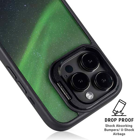 StockTrek Aurora Borealis Dances Above the Arctic Ocean iPhone 14 Pro Kickstand Case