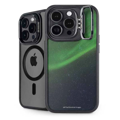StockTrek Aurora Borealis Dances Above the Arctic Ocean iPhone 14 Pro Max Kickstand Case