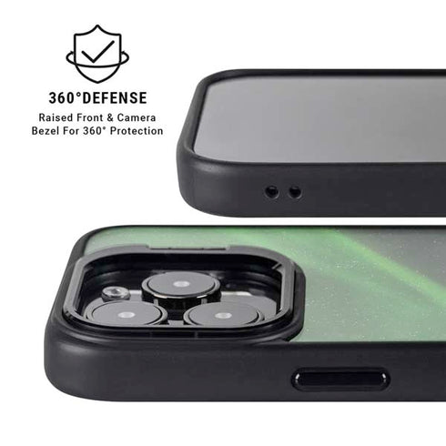 StockTrek Aurora Borealis Dances Above the Arctic Ocean iPhone 14 Pro Max Kickstand Case