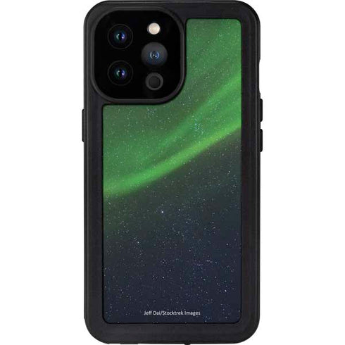 StockTrek Aurora Borealis Dances Above the Arctic Ocean iPhone 14 Pro Max Waterproof Case