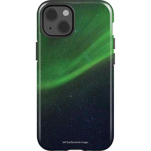 StockTrek Aurora Borealis Dances Above the Arctic Ocean iPhone 15 Plus Impact Case