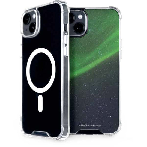 StockTrek Aurora Borealis Dances Above the Arctic Ocean iPhone 15 Plus MagSafe Case