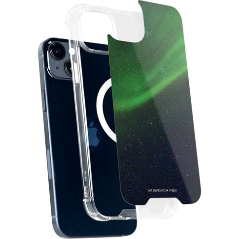 StockTrek Aurora Borealis Dances Above the Arctic Ocean iPhone 15 Plus MagSafe Case