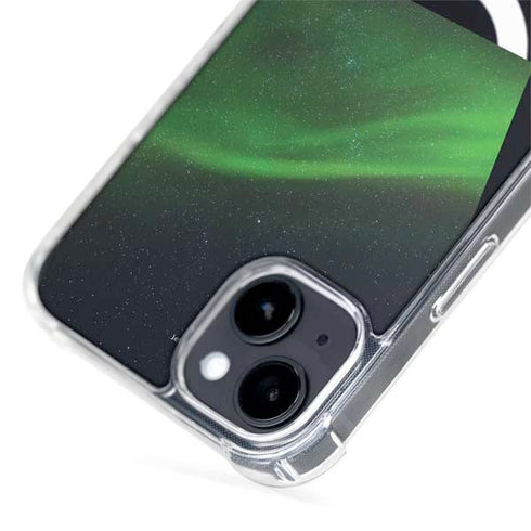 StockTrek Aurora Borealis Dances Above the Arctic Ocean iPhone 15 Plus MagSafe Case