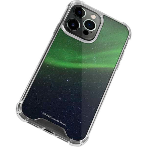 StockTrek Aurora Borealis Dances Above the Arctic Ocean iPhone 15 Pro Clear Case