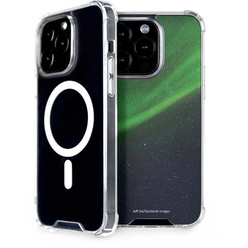 StockTrek Aurora Borealis Dances Above the Arctic Ocean iPhone 15 Pro MagSafe Case