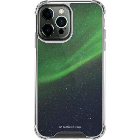 StockTrek Aurora Borealis Dances Above the Arctic Ocean iPhone 15 Pro Max Clear Case